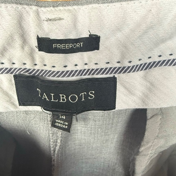 Talbots' Freeport Grey Pants Sz 14 - Picture 4 of 5